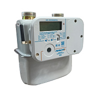 Счётчик газа объемный диафрагменный «Пульсар» СМАРТ-К G1,6Т, GSM, ИУСЦИФРА, справа налево, с антенной, с клапаном, с термокоррекцией